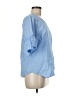 IZOD Blue Short Sleeve Blouse Size M - photo 4
