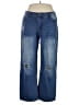 Unbranded 100% Polyester Blue Jeans Size XXL - photo 1