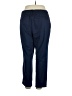 Lands' End 100% Polyester Solid Blue Active Pants Size L (tall) - photo 2