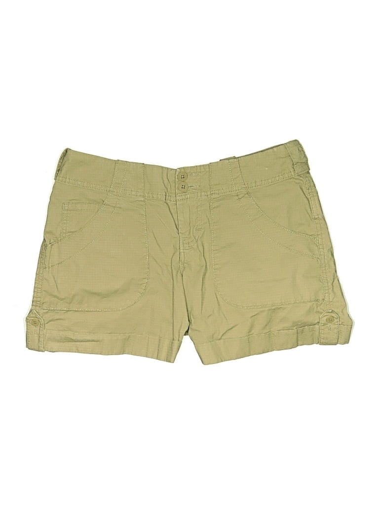 Pre-owned The North Face Khaki Shorts In Green