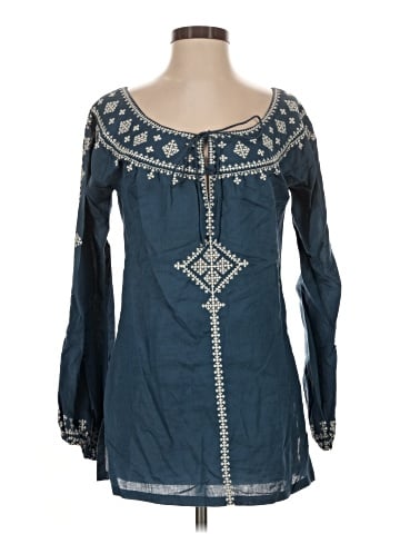Irving & Fine for Lucky Brand Long Sleeve Blouse (view 1)