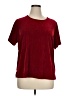Jaclyn Smith Burgundy Short Sleeve Top Size 1X - photo 1