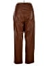 Old Navy 100% Polyester Brown Faux Leather Pants Size 18 - photo 2