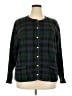 Kobe Plaid Green Cardigan Size 2X (estimated) - photo 1