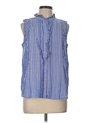 Ann Taylor Sleeveless Button-Down Shirt (view 1)