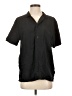 Stussy Solid Black Short Sleeve Blouse Size S - photo 1