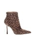 Manolo Blahnik Animal Print Brown Ankle Boots Size EU 37 1/2 - photo 1