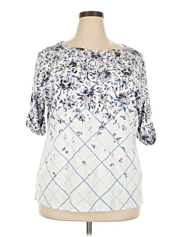 Karen Scott 3/4 Sleeve T-Shirt (view 1)