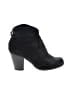 Nine West 100% Leather Black Ankle Boots Size 7 1/2 - photo 1