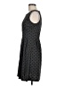 En Focus Studio Polka Dots Gray Casual Dress Size 6 - photo 5