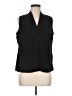 Soft Surroundings 100% Polyester Black Sleeveless Blouse Size M (petite) - photo 1