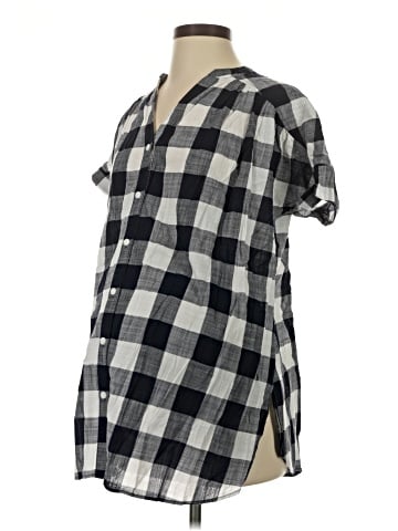 Isabel Maternity Short Sleeve Blouse (view 1)