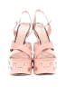 Gucci 100% Leather Pink Interlocking G Leather Platform Sandals Size EU (IT) 40 / US 10 - photo 2
