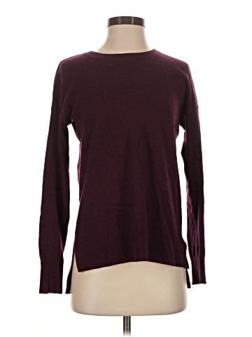 Aqua Cashmere Pullover Sweater (view 1)