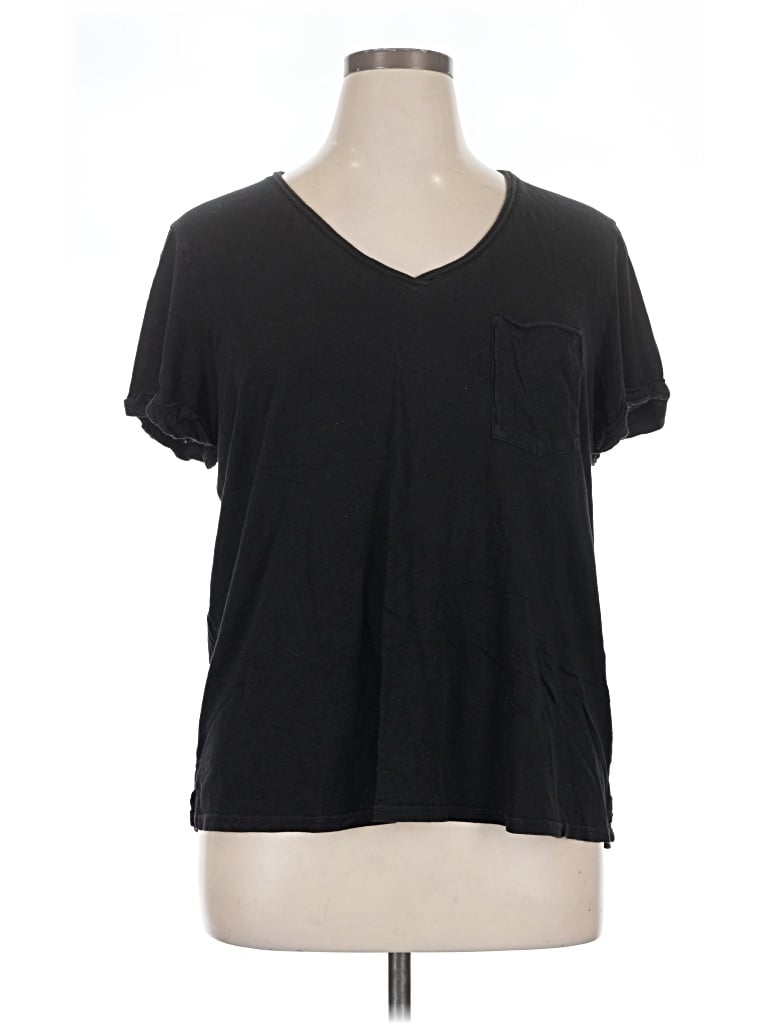 Pre-owned T.la Short Sleeve T-shirt In Black