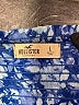 Hollister 100% Polyester Paisley Blue Cocktail Dress Size L - photo 7