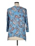 Ruby Rd. Paisley Blue 3/4 Sleeve Blouse Size XL - photo 2