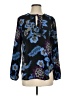 Joe Fresh 100% Polyester Black Long Sleeve Blouse Size S - photo 1