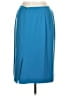 Kasper 100% Polyester Solid Blue Casual Skirt Size 12 - photo 2