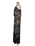 S-Twelve Chevron-herringbone Brown Casual Dress Size M - photo 5