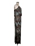 S-Twelve Chevron-herringbone Brown Casual Dress Size M - photo 4