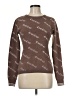 Bebe Print Brown Pullover Sweater Size M - photo 1