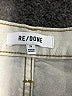 RE/DONE 100% Cotton Chevron-herringbone Gray Jeans Size 26 waist - photo 7