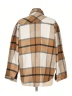 Unbranded 100% Polyester Plaid Brown Coat Size L - photo 2