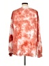 Adora Tie-dye Orange Long Sleeve Blouse Size L - photo 2