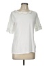 Talbots 100% Pima Cotton White Short Sleeve Top Size L - photo 1