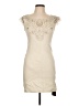 Assorted Brands 100% Polyester Ivory Cocktail Dress Size L (estimated) - photo 1