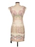 Assorted Brands 100% Polyester Ivory Cocktail Dress Size L (estimated) - photo 2
