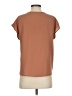 Net Collection Brown Short Sleeve Blouse Size S - photo 2