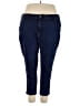 Ellos Solid Blue Jeans Size 26 - photo 1