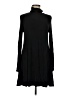 Lulus Solid Black Casual Dress Size M - photo 1