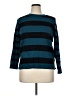 Liz Claiborne Stripes Teal Pullover Sweater Size XL - photo 1