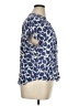 Treasure & Bond 100% Rayon Animal Print Blue Short Sleeve Blouse Size 1X - photo 4