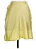 RUMOURS Solid Yellow Casual Skirt Size S - photo 1