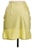 RUMOURS Solid Yellow Casual Skirt Size S - photo 2