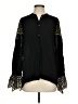 XCVI 100% Rayon Black Long Sleeve Blouse Size XS - photo 1