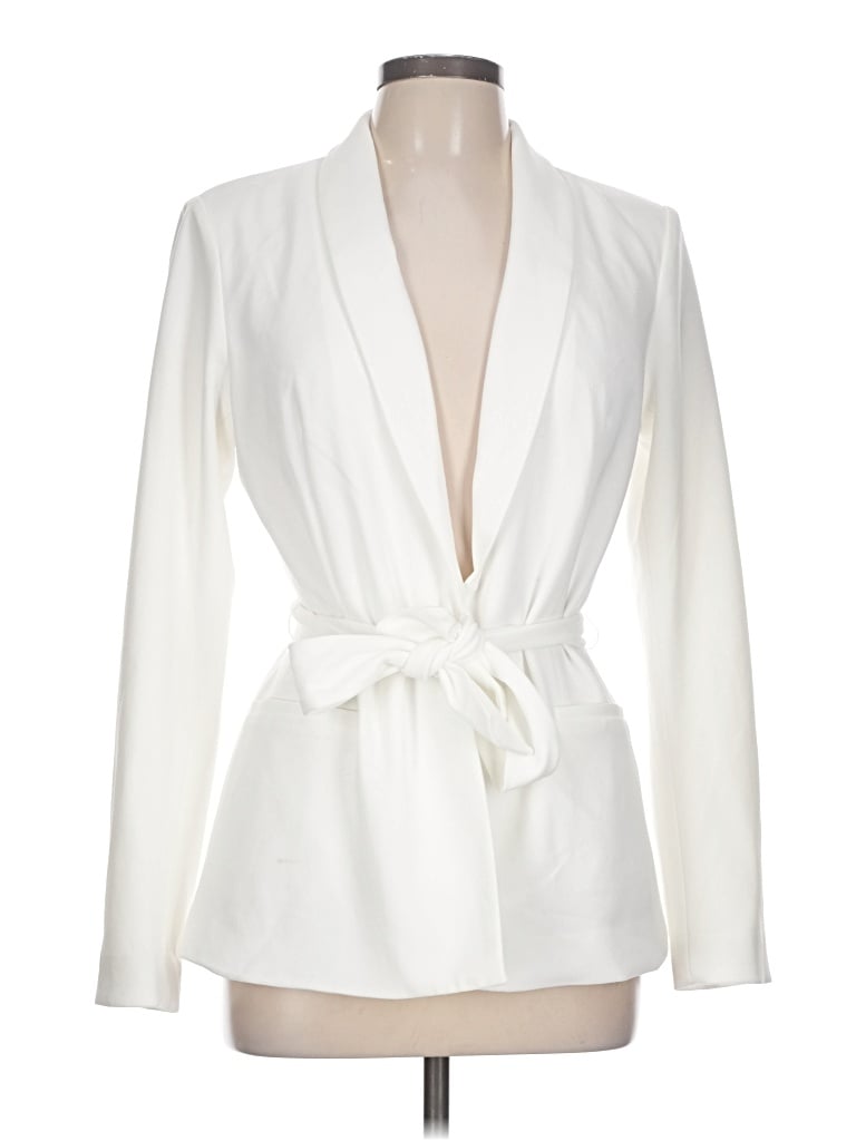 White House Black Market Blazer Jacket In Ivory