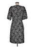 Halogen 100% Polyester Animal Print Black Casual Dress Size M - photo 2