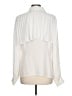 St. John 100% Polyester Ivory Long Sleeve Blouse Size 12 - photo 2