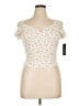 Derek Heart Ivory Short Sleeve Top Size XL - photo 1