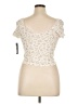 Derek Heart Ivory Short Sleeve Top Size XL - photo 2