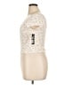 Derek Heart Ivory Short Sleeve Top Size XL - photo 5