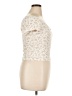 Derek Heart Ivory Short Sleeve Top Size XL - photo 4