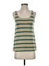 Soprano Teal Sleeveless Top Size S - photo 1