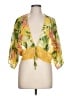 Timing 100% Polyester Yellow Kimono Size L - photo 1