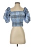 Lulus 100% Polyester Blue 3/4 Sleeve Blouse Size S - photo 1